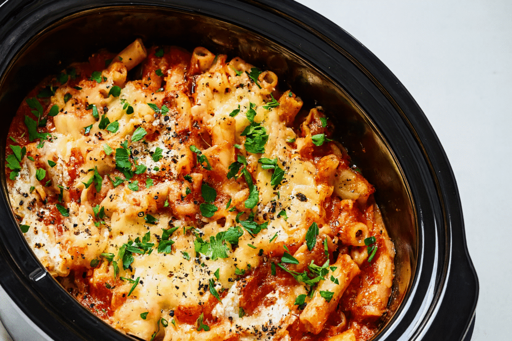 crockpot pasta bake