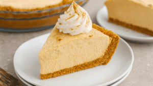 no bake whipped pumpkin pie