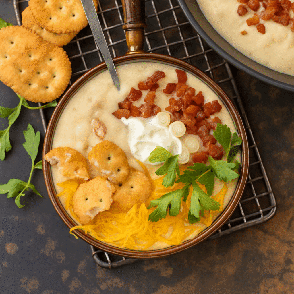 potato soup with bacon