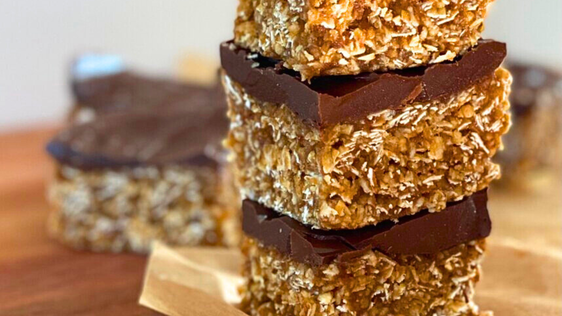 No Bake Peanut Butter Chocolate Oatmeal Bars